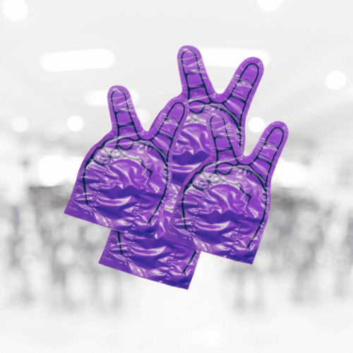 Bóng đập cổ vũ bàn tay hi Bóng đập cổ vũ bàn tay hi