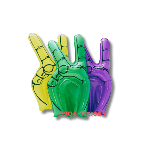 Bóng đập cổ vũ bàn tay Hi xanh lá Bóng đập cổ vũ bàn tay Hi xanh lá
