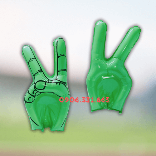 Bóng đập cổ vũ bàn tay Hi xanh lá Bóng đập cổ vũ bàn tay Hi xanh lá