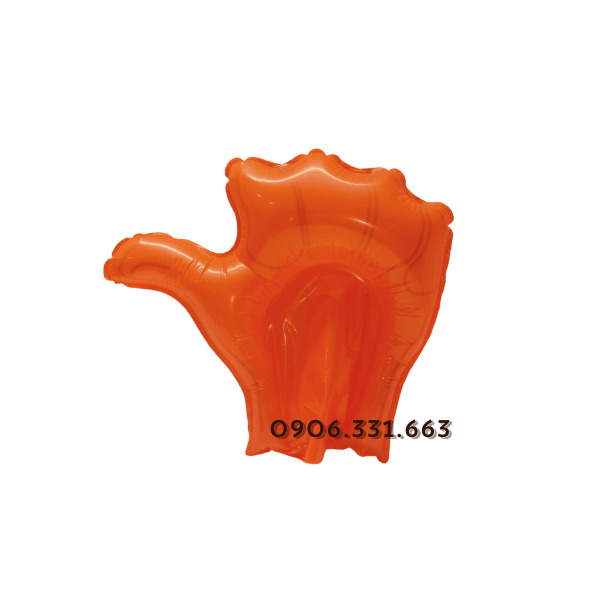 bóng đập cổ vũ bàn tay màu cam bóng đập cổ vũ bàn tay màu cam