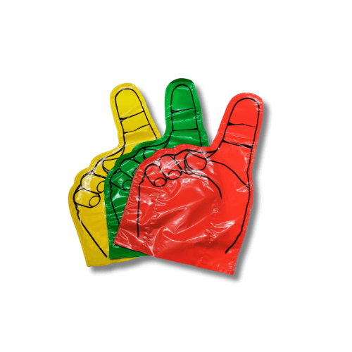 Bóng đập cổ vũ bàn tay màu đỏ Bóng đập cổ vũ bàn tay màu đỏ