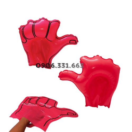 Bóng đập cổ vũ bàn tay màu hồng Bóng đập cổ vũ bàn tay màu hồng