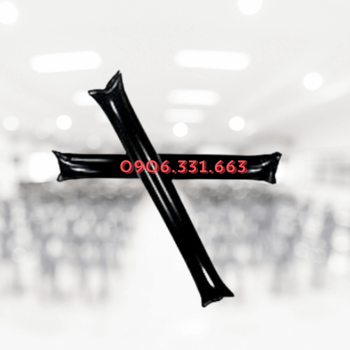 Bóng đập cổ vũ màu đen Bóng đập cổ vũ màu đen