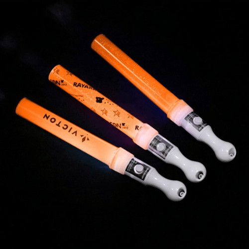 Gậy cổ vũ LED kim tuyến cam Gậy cổ vũ LED kim tuyến cam