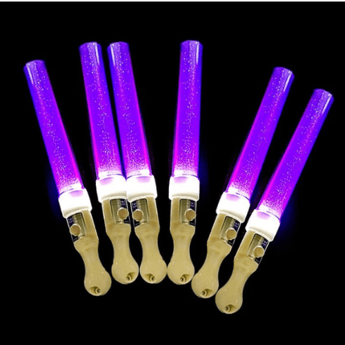 Gậy cổ vũ LED kim tuyến tím Gậy cổ vũ LED kim tuyến tím