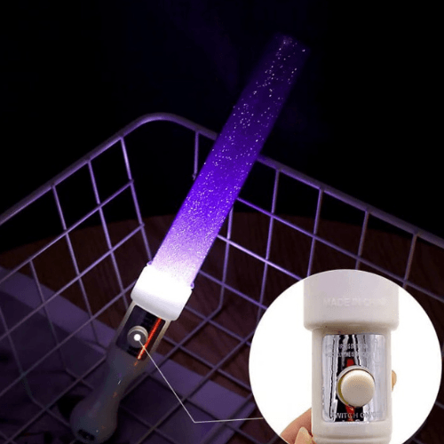 Gậy cổ vũ LED kim tuyến tím Gậy cổ vũ LED kim tuyến tím