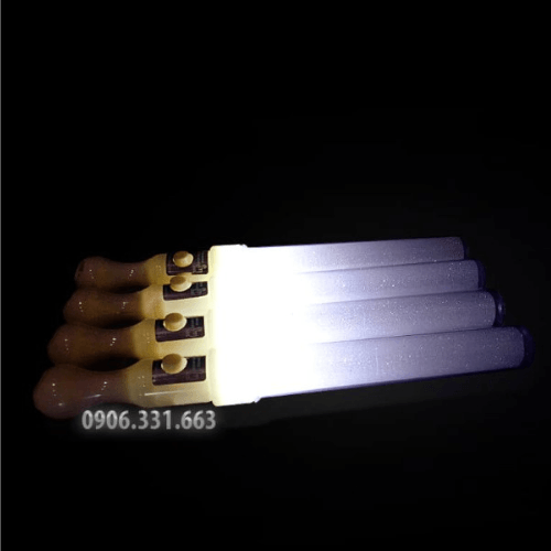 Gậy cổ vũ LED kim tuyến trắng