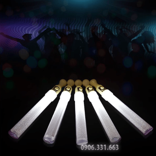 Gậy cổ vũ LED kim tuyến trắng