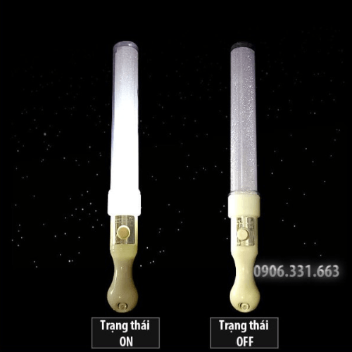 Gậy cổ vũ LED kim tuyến trắng
