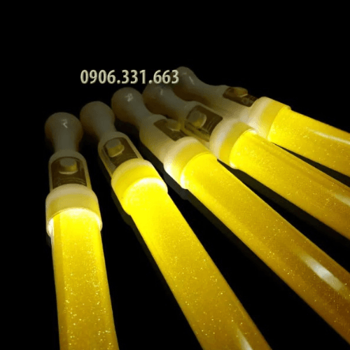 Gậy cổ vũ LED kim tuyến vàng