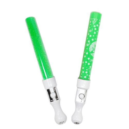 Gậy cổ vũ LED kim tuyến xanh lá Gậy cổ vũ LED kim tuyến xanh lá