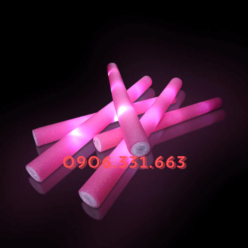 Gậy xốp phát sáng led hồng Gậy xốp phát sáng led hồng