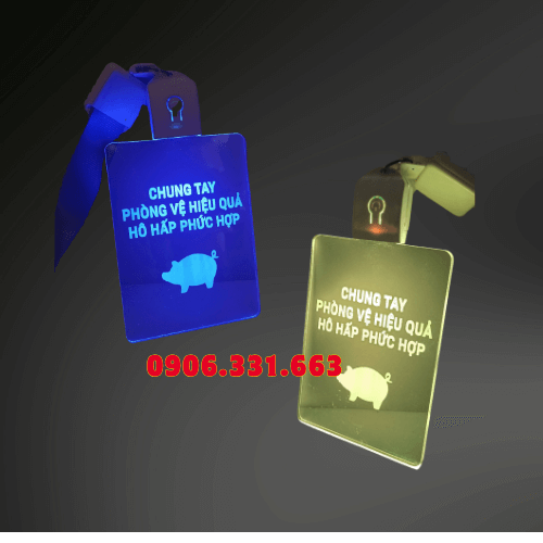 In bảng tên đèn led màu In bảng tên đèn led màu