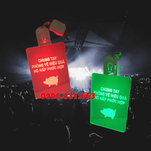 In bảng tên đèn led màu In bảng tên đèn led màu