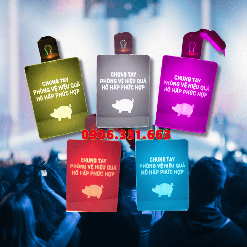 In bảng tên đèn led màu In bảng tên đèn led màu