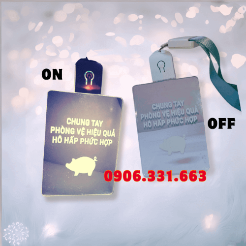 In bảng tên đèn led màu In bảng tên đèn led màu