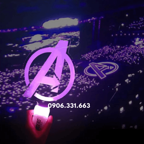 In light stick 2D Avengers Endgame