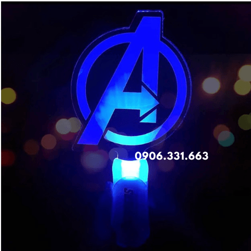 In light stick 2D Avengers Endgame