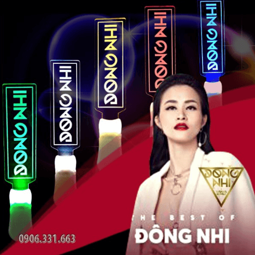 In light stick 2D ca sĩ Đông Nhi In light stick 2D ca sĩ Đông Nhi