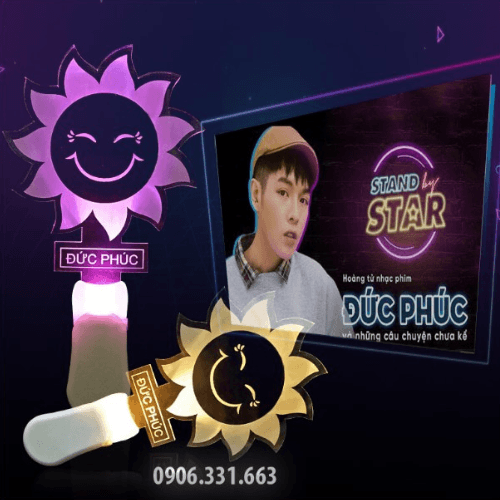 In light stick 2D làm quà tặng fan