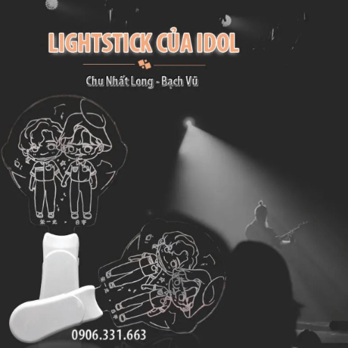 in light stick 2D ca sĩ thần tượng