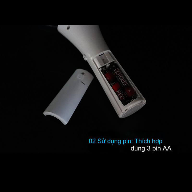 gậy cỗ vũ 3d không xoay remote