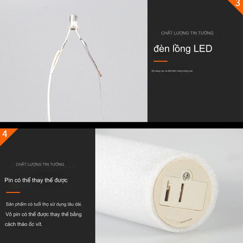 gậy xốp phát sáng led 3 màu