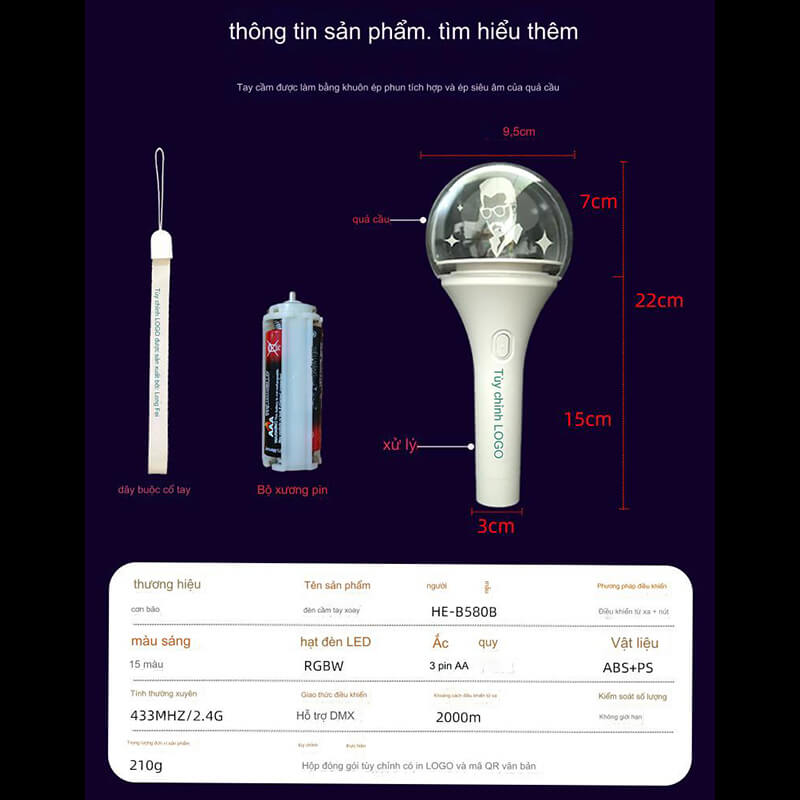 light stick xoay điều khiển