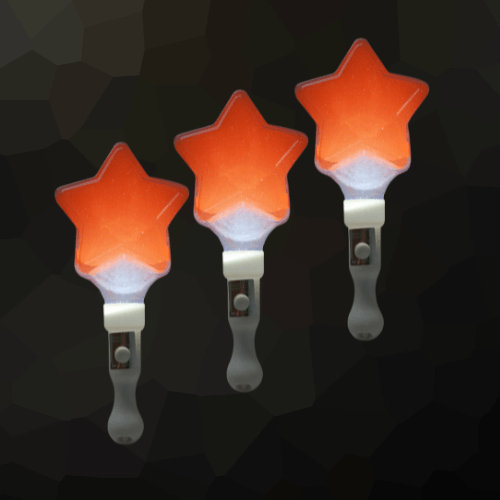 Light Stick LED Ngôi Sao Màu Cam Light Stick LED Ngôi Sao Màu Cam