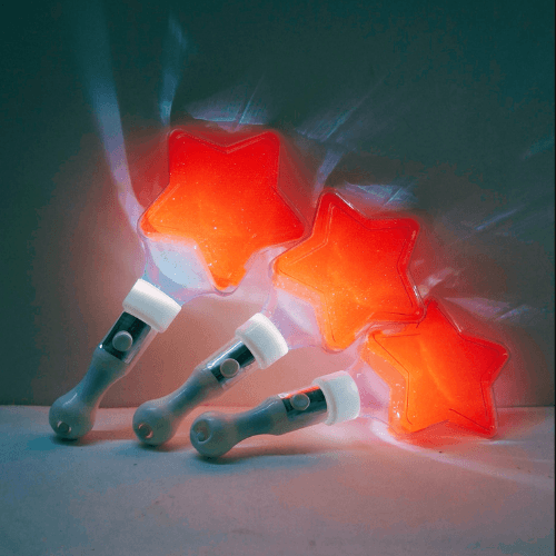 Light Stick LED Ngôi Sao Màu Cam Light Stick LED Ngôi Sao Màu Cam