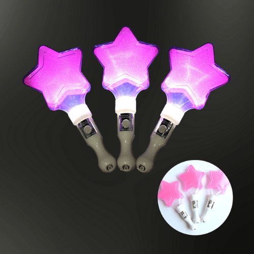 Light Stick LED Ngôi Sao Màu Hồng Light Stick LED Ngôi Sao Màu Hồng