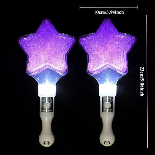 Light Stick LED Ngôi Sao Màu Tím Light Stick LED Ngôi Sao Màu Tím