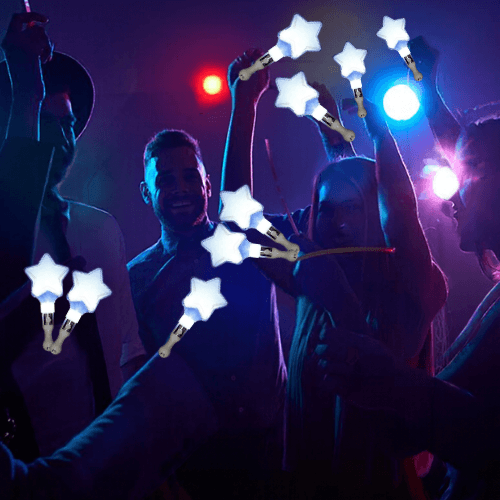 Light Stick LED Ngôi Sao Màu Trắng Light Stick LED Ngôi Sao Màu Trắng