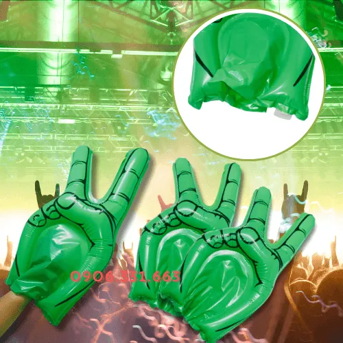 Bóng đập cổ vũ bàn tay Hi xanh lá: Khuấy động tinh thần đoàn kết