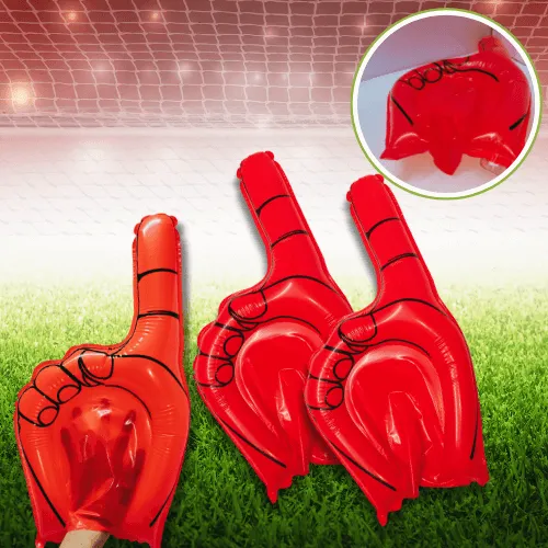 Bóng đập cổ vũ bàn tay hey màu đỏ: Bí quyết tạo khí thế mạnh mẽ cho đội phong trào