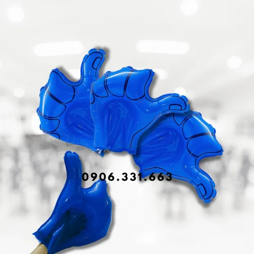 Bóng đập cổ vũ bàn tay xanh dương