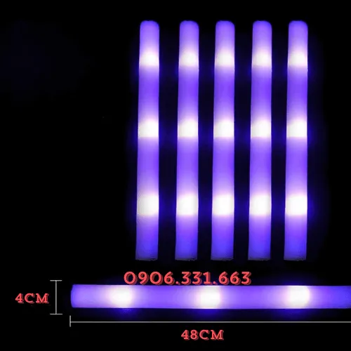Gậy xốp phát sáng led tím – Biểu tượng rực rỡ của fanclub và fandom