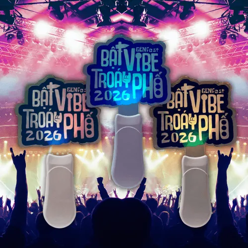 Light Stick 2D In Màu Vibe – Bí Quyết Marketing Sự Kiện Bùng Nổ Với Chi Phí Tối Ưu