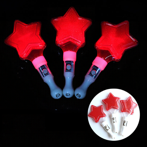 Light Stick LED Ngôi Sao Màu Đỏ – Phụ Kiện Cổ Vũ Nổi Bật Cho Mọi Sự Kiện