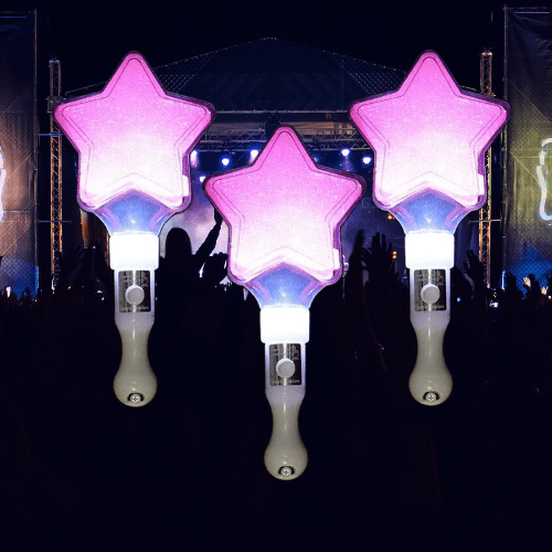 Light Stick LED Ngôi Sao Màu Hồng – Bí Quyết Khuấy Động Concert Cực Cháy