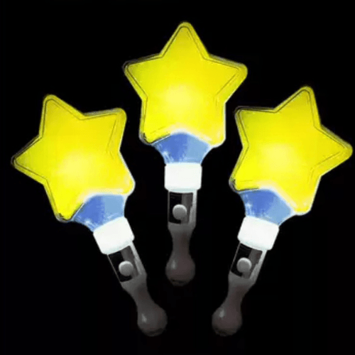 Light Stick LED Ngôi Sao Màu Vàng – Phụ Kiện Cổ Vũ Nổi Bật Cho Mọi Sự Kiện