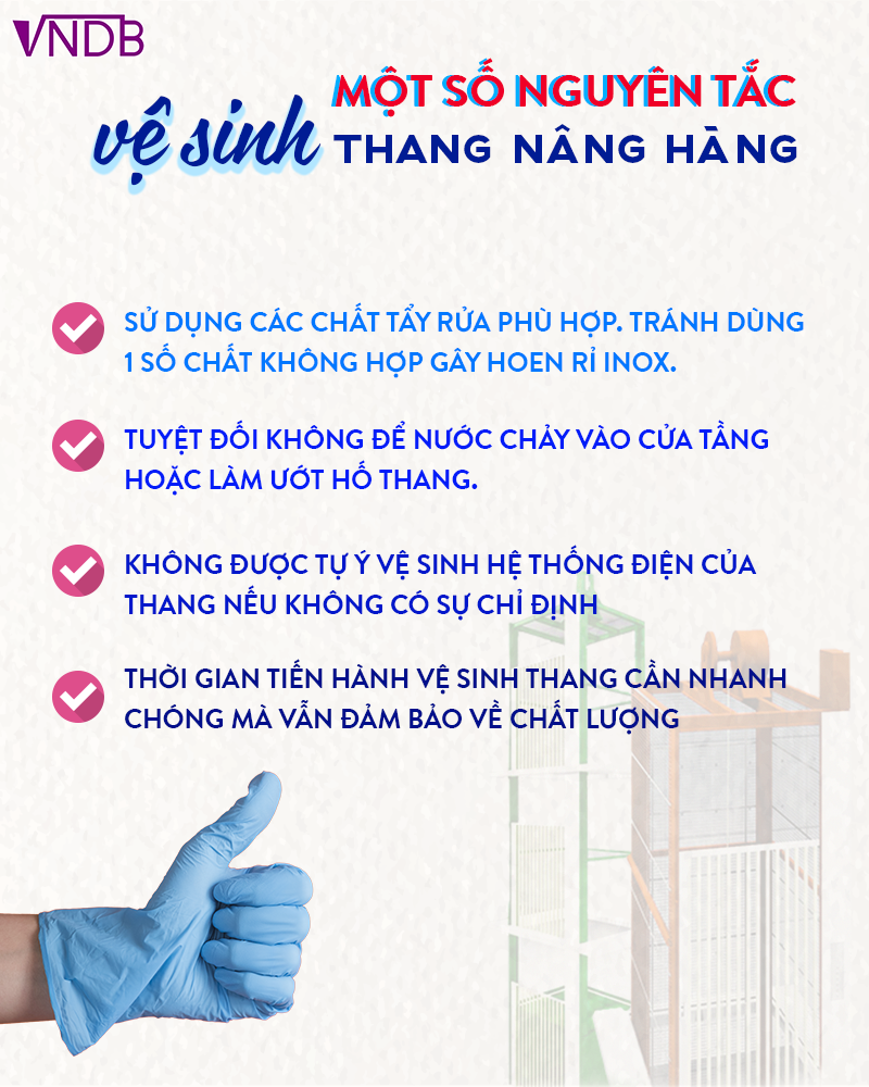 Vệ sinh Thang Nâng Hàng - Cần hay không ?