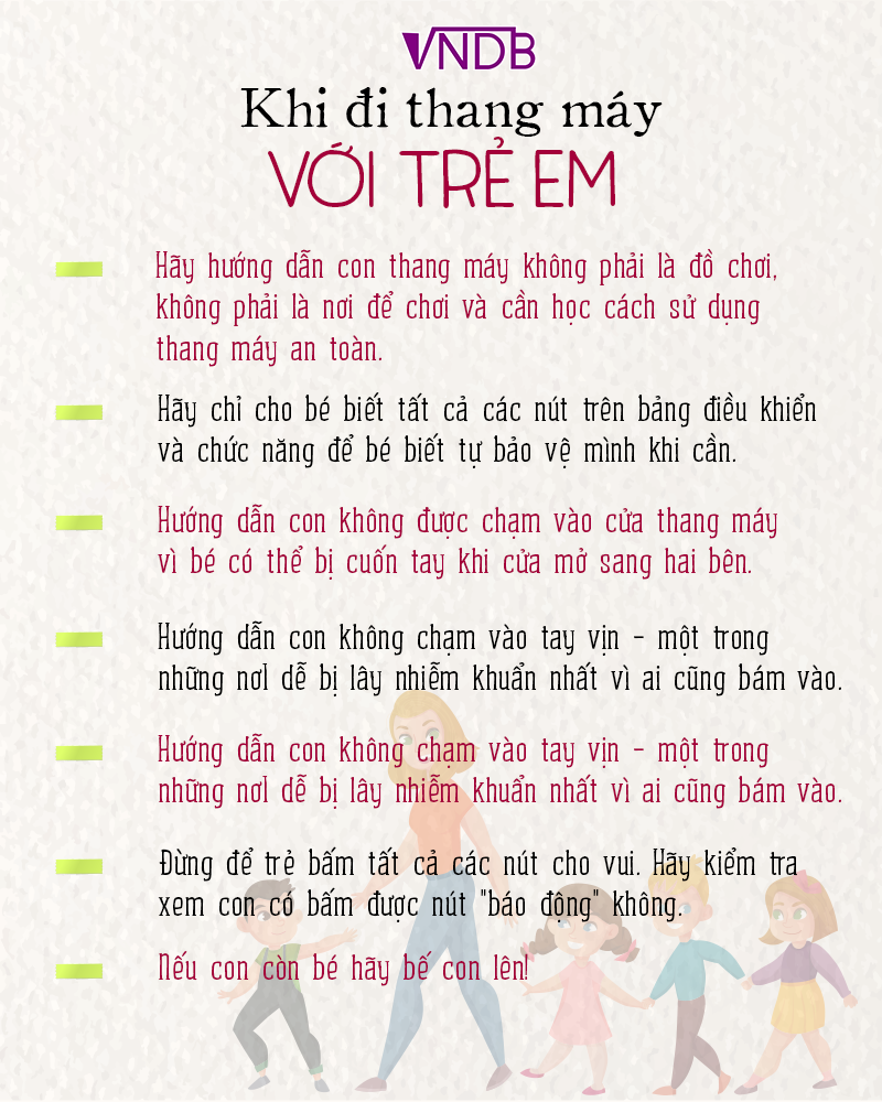 Văn hoá ứng xử khi đi Thang Máy