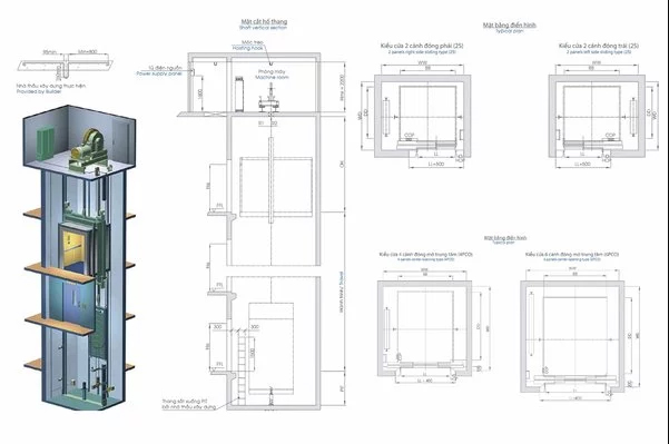 Thang Nâng Hàng VNDB dành cho công trình