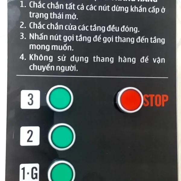 Combo Tab Mica, nút nhấn 3 tầng có vị trí LED