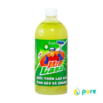 Nước lau sàn thảo mộc Mr. Lasa - Hương Sả chanh