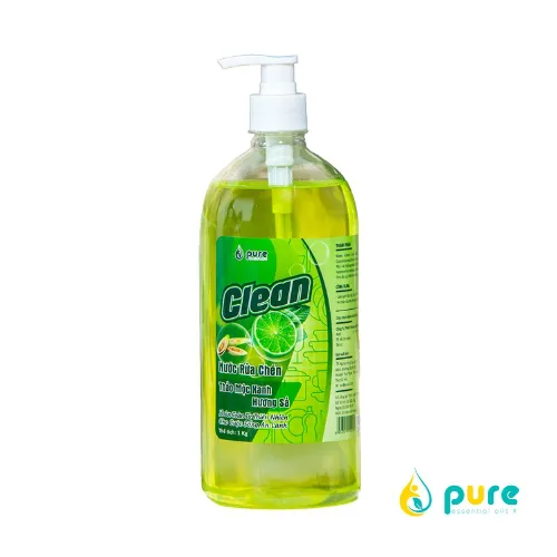 Nước rửa chén thảo mộc Clean - Hương sả chanh
