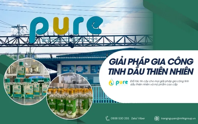 Giải pháp gia công tinh dầu thiên nhiên số 1 tại TP. HCM
