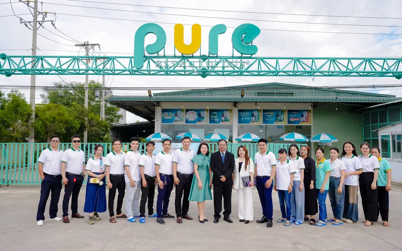 Công ty Cổ Phần PureGlobal đón tiếp khách quý đến thăm nhà máy