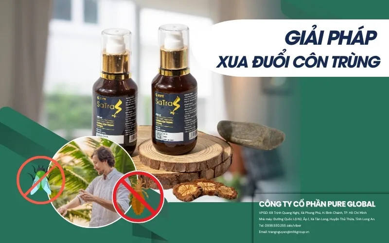 Tinh dầu chống côn trùng tự nhiên Satras - Giải pháp bảo vệ gia đình hiệu quả